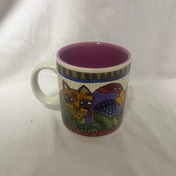 Laurel Burch 2004 Wine Things Sonoma Mythical Animals Jungle Coffee Mug - Picture 1 of 5